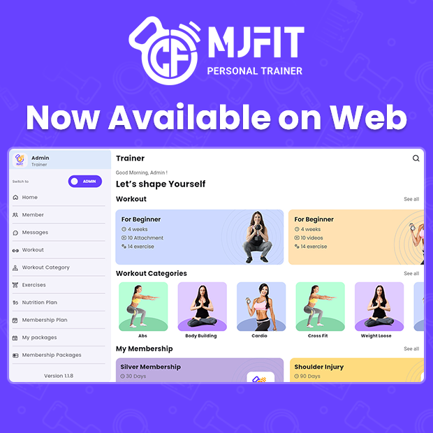 MJfit – Your Personal Trainer App