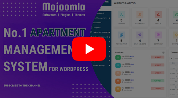 MJAMS - Apartment Management System for WordPress