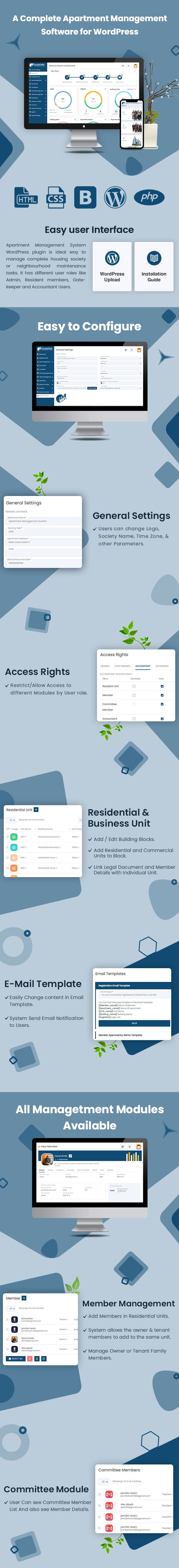 MJAMS - Apartment Management System for WordPress