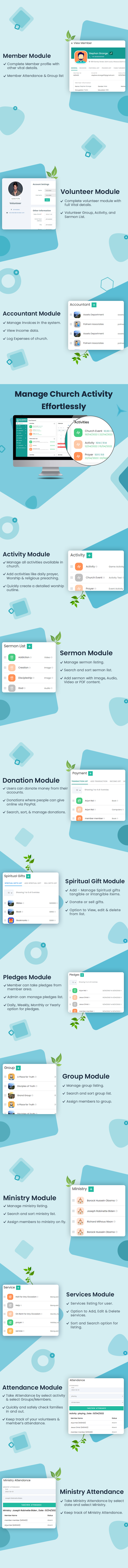 MJCHURCH - Church Management System for WordPress