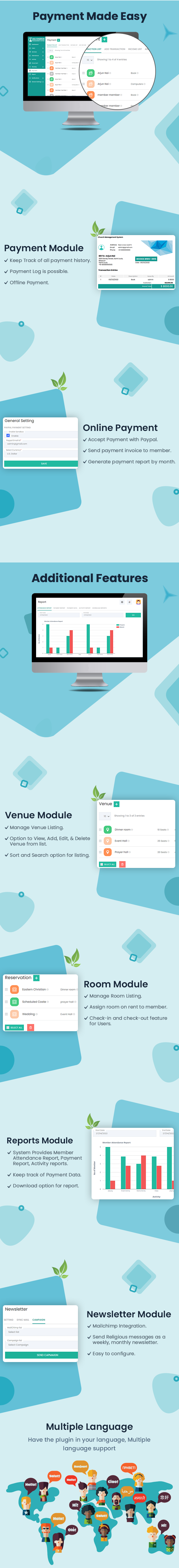 MJCHURCH - Church Management System for WordPress