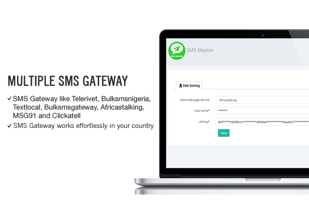 SMSmaster – Multipurpose Gateway for Wordpress
