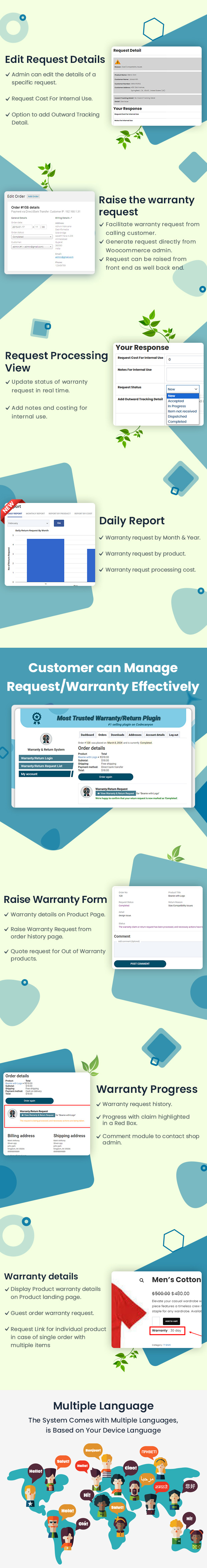 WooCommerce Warranty & Return System